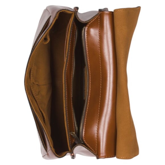 PATRICIA NASH Leather London Saddle Bag With Crossbody Strap - Picture 2 of 4